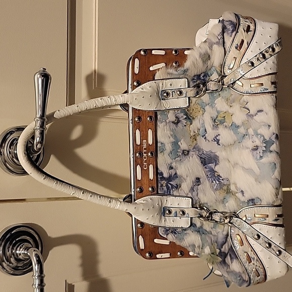 Cromia Floral Satchel